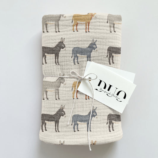 Donkeys Digital Seamless Pattern