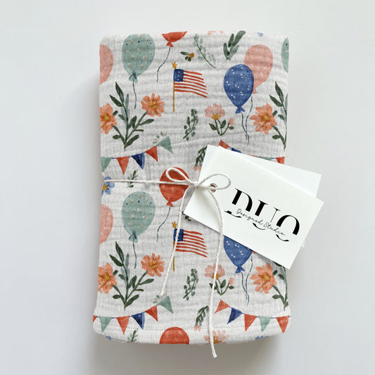 Doodle 4th July Digital Seamless Pattern
