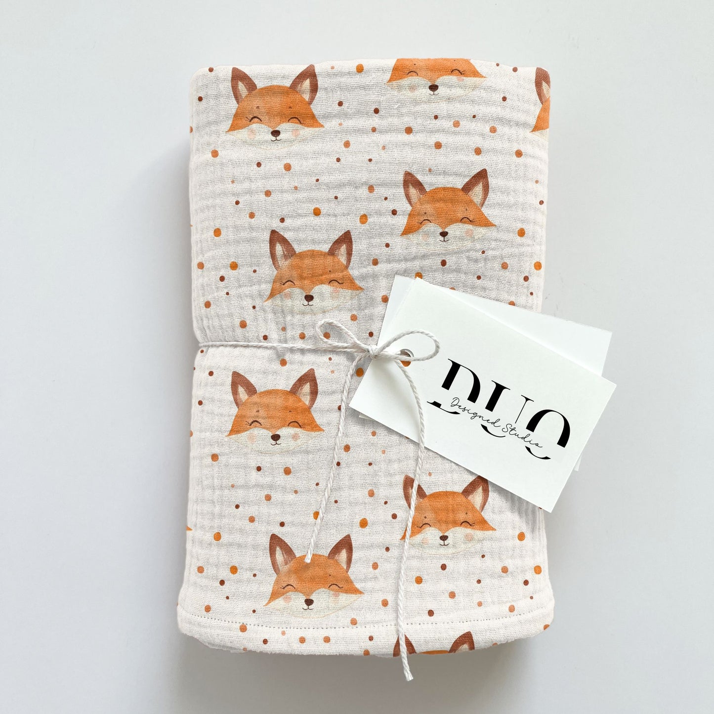 Dotty Foxes Digital Seamless Pattern