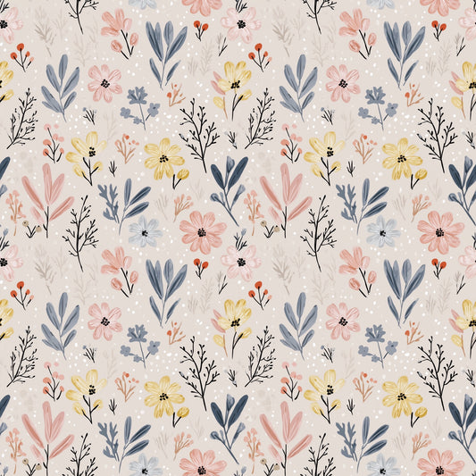 Dotty Spring Vibes Digital Seamless Pattern