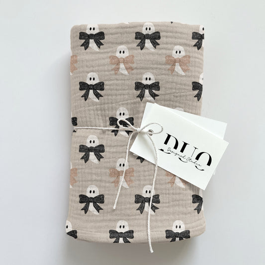 Dressed Up Ghosts Digital Seamless Pattern