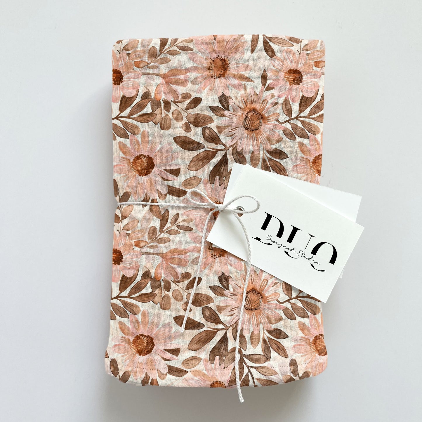 Dusky Pink Flowers Digital Seamless Pattern