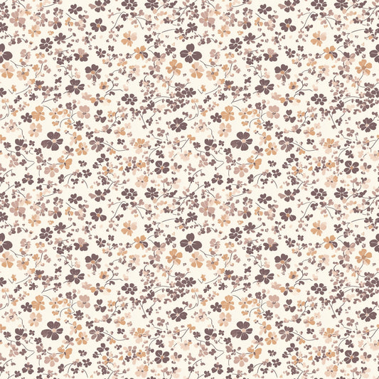 Earth Ditsy Floral Digital Seamless Pattern