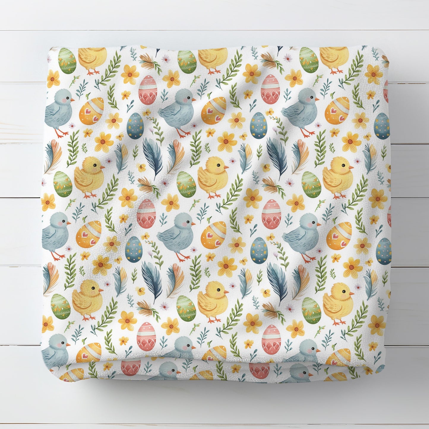 Easter Chicks Digital Seamless Pattern