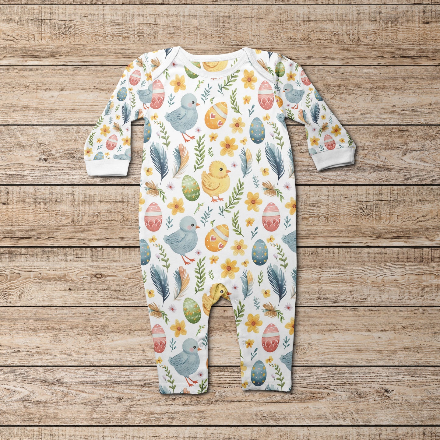 Easter Chicks Digital Seamless Pattern
