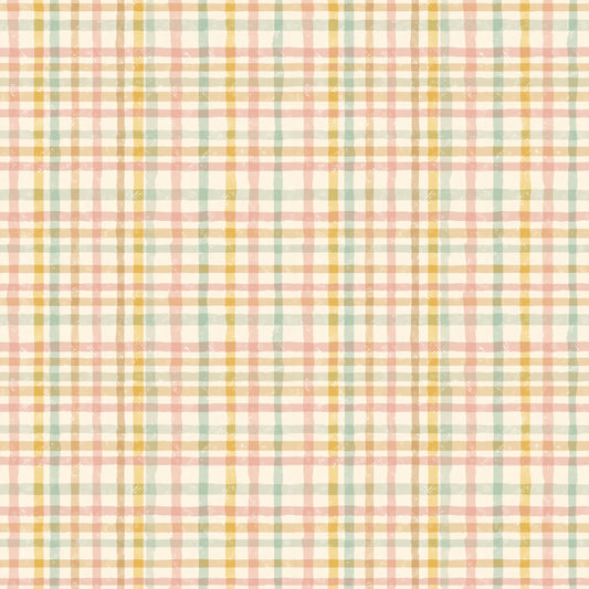 Easter Pastel Plaid Digital Seamless Pattern