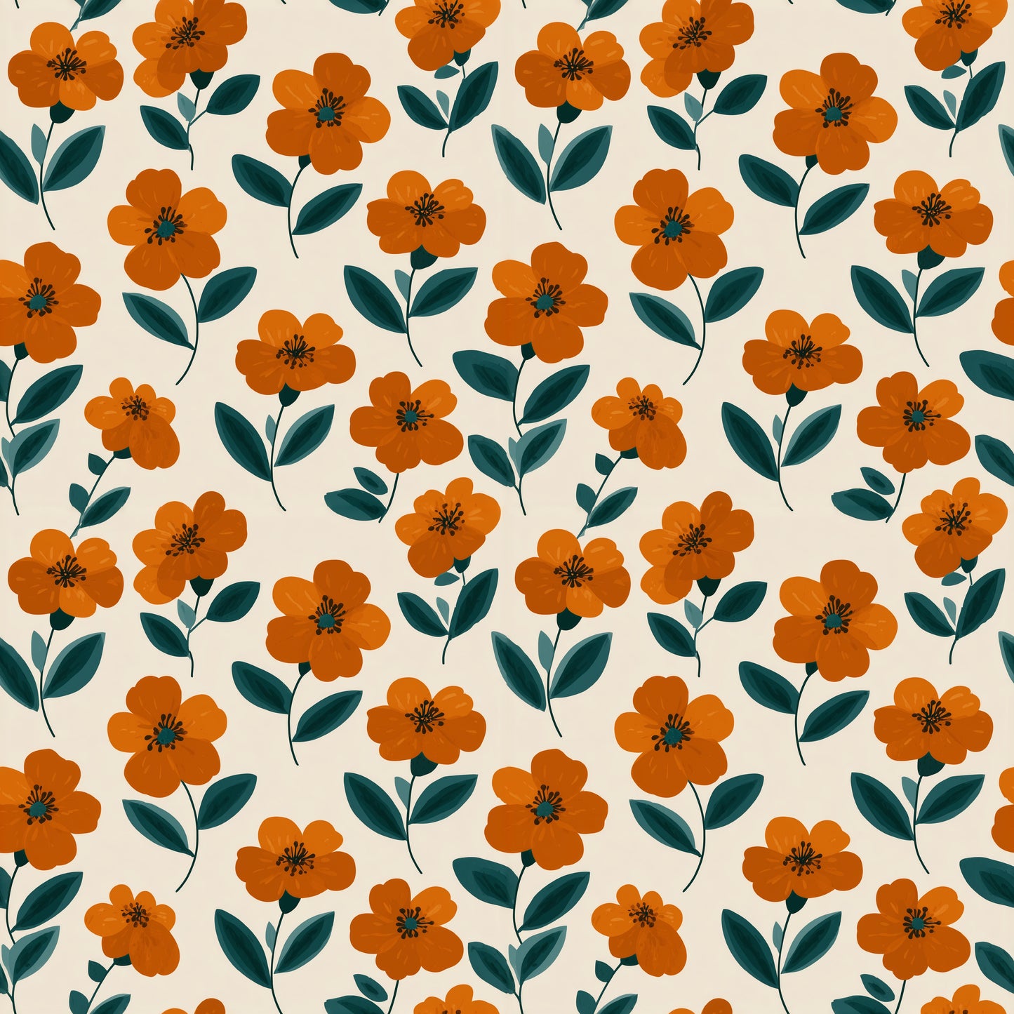 Eloise Floral Digital Seamless Pattern