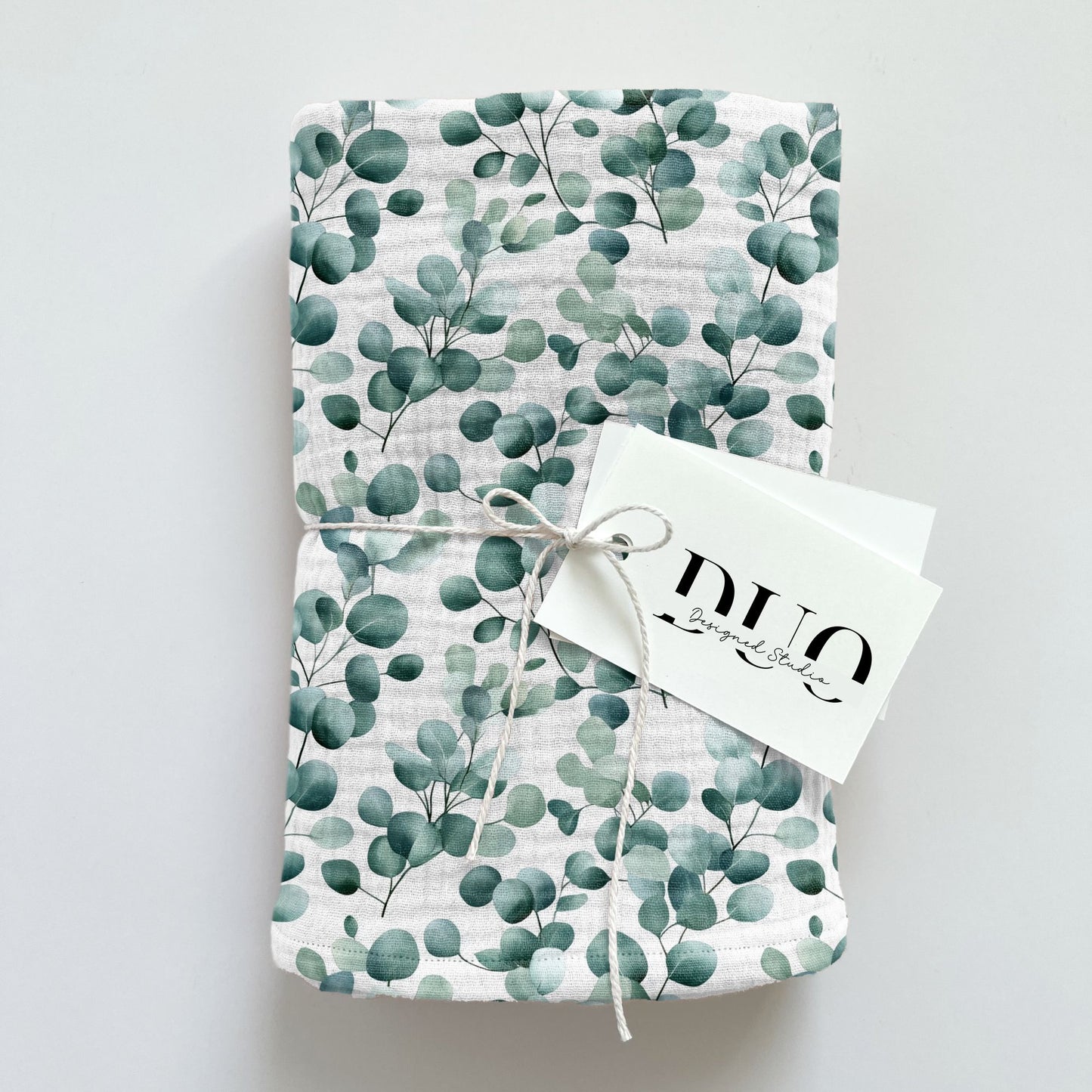 Eucalyptus Leaves Digital Seamless Pattern