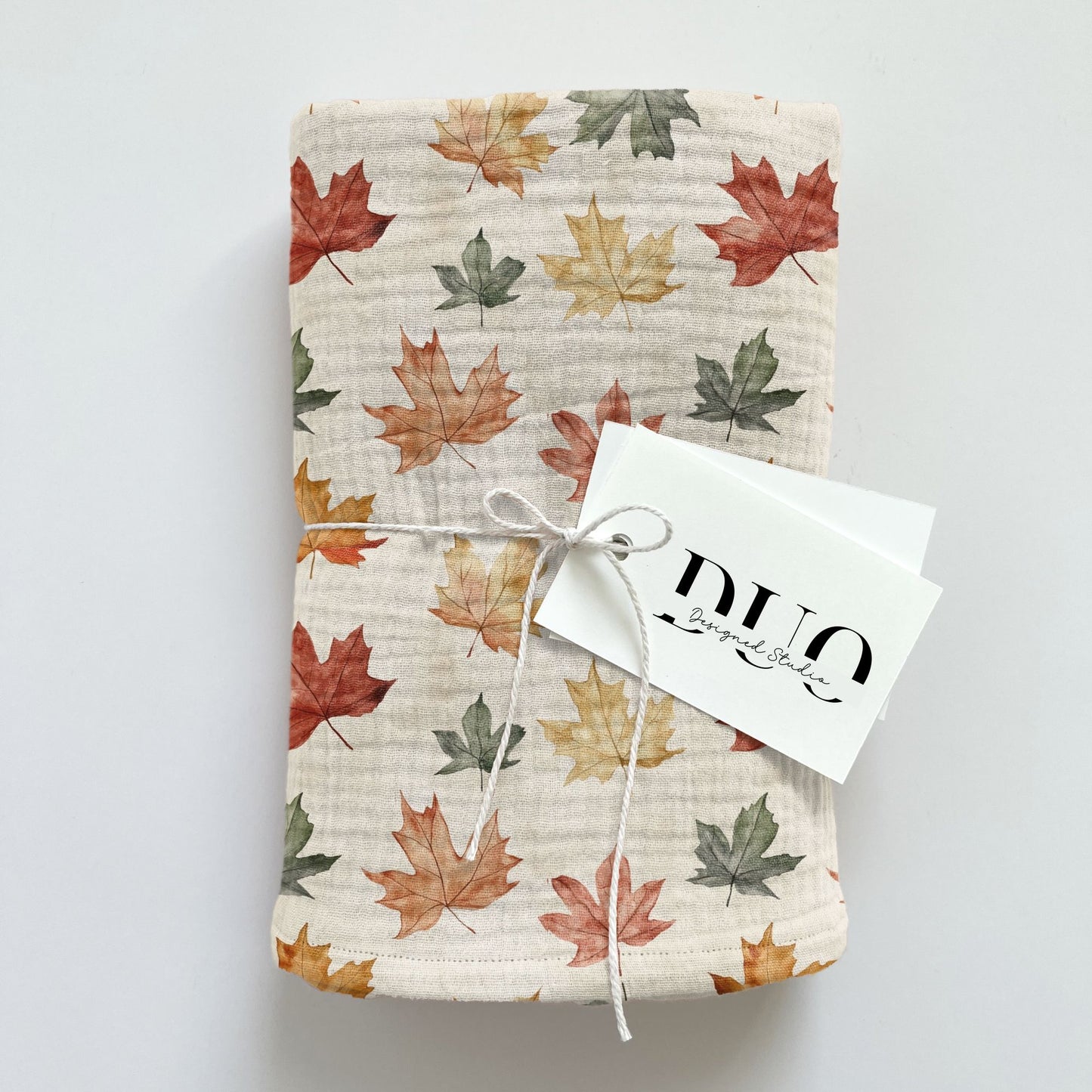 Falling Autumn Leaves Digital Seamless Pattern