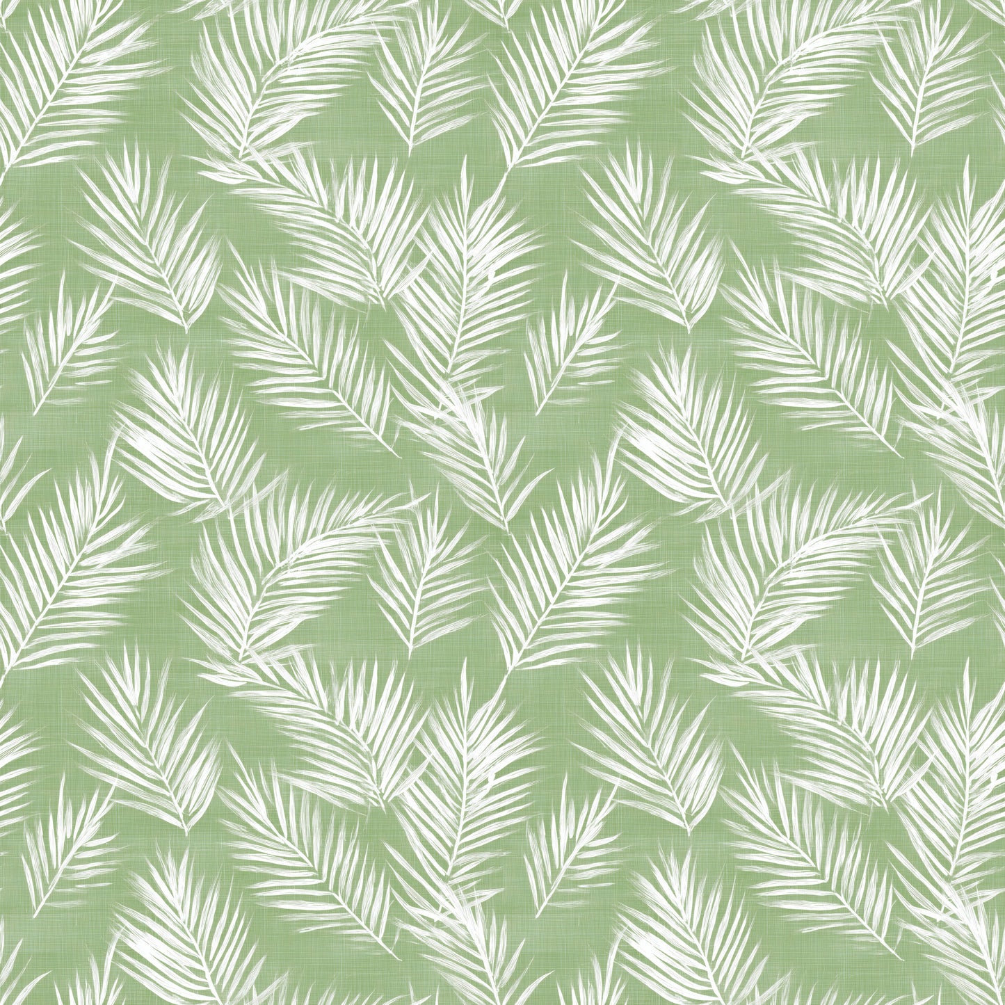 Ferns on Green Digital Seamless Pattern