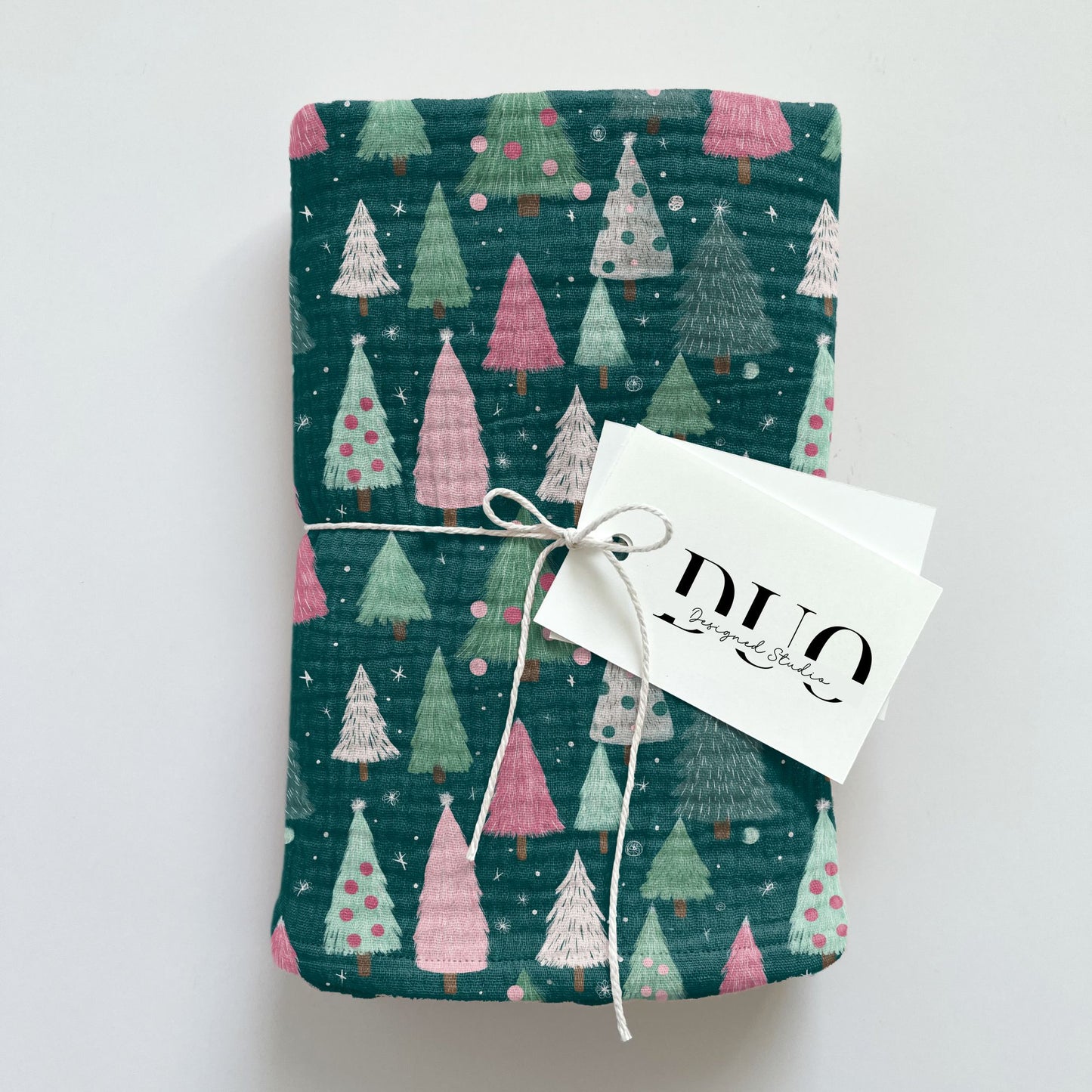 Festive Trees Digital Seamless Pattern