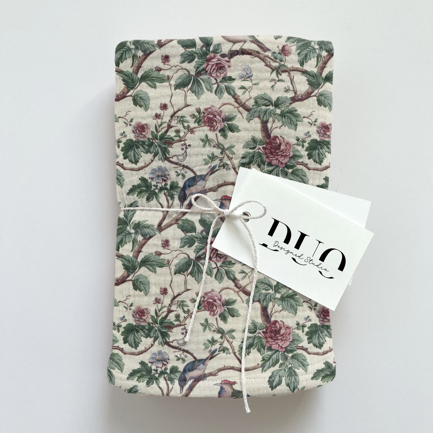 Floral Bird Digital Seamless Pattern