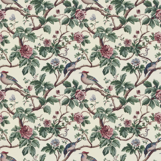Floral Bird Digital Seamless Pattern