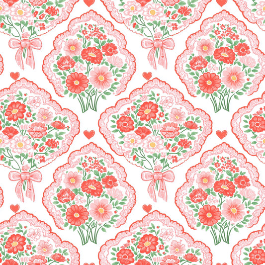 Floral Bouquets Digital Seamless Pattern