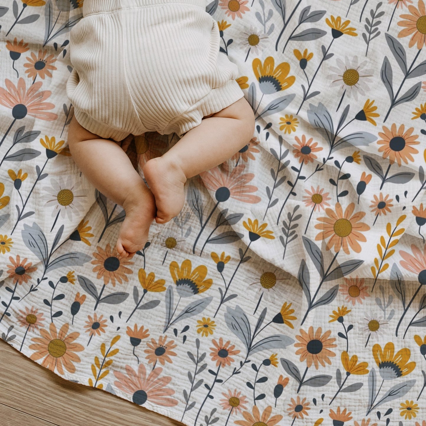 Floral Garden Flowers Digital Seamless Pattern
