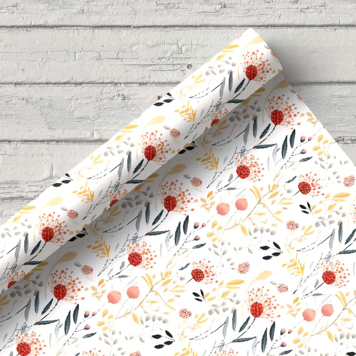 Floral Nature Digital Seamless Pattern