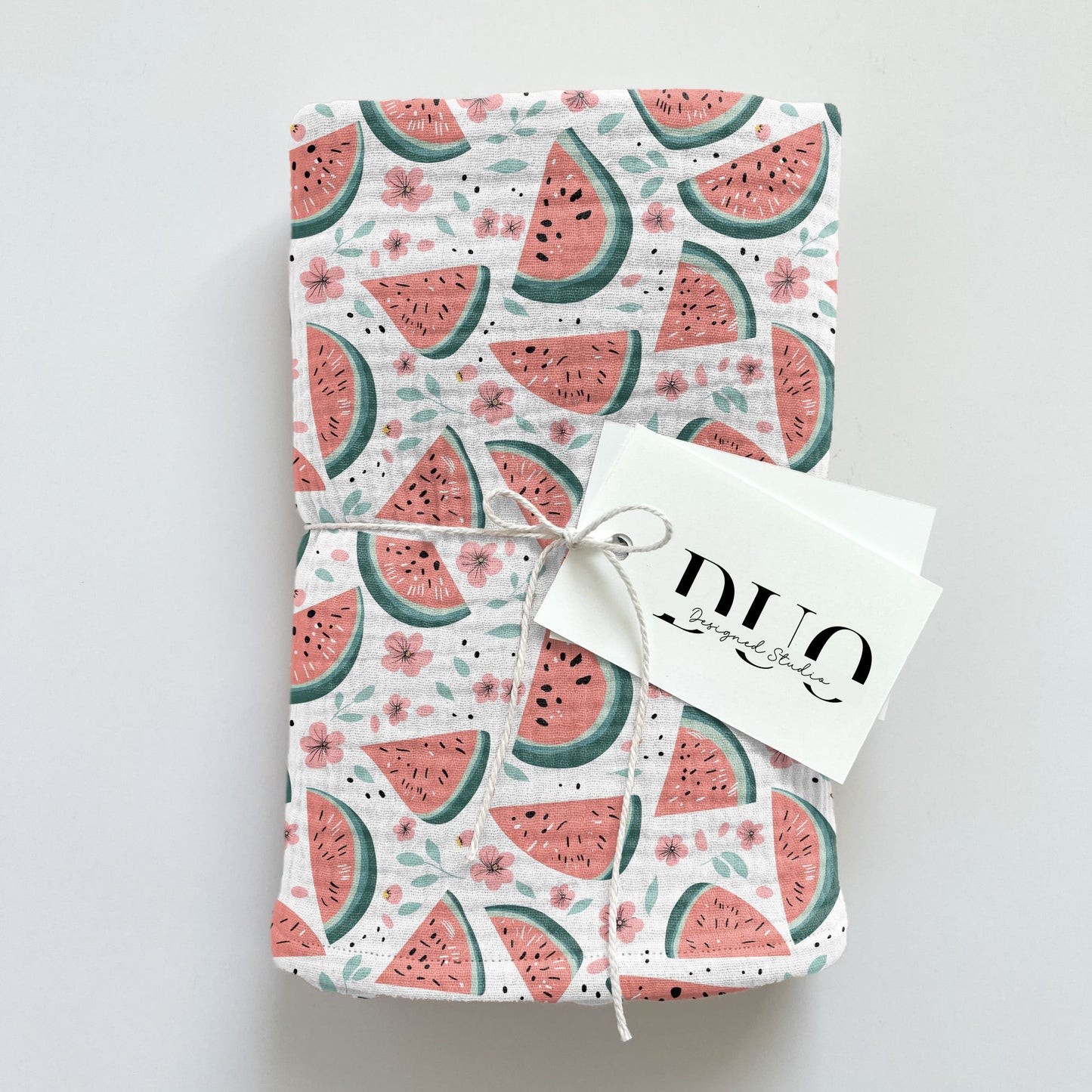 Floral Watermelon Digital Seamless Pattern