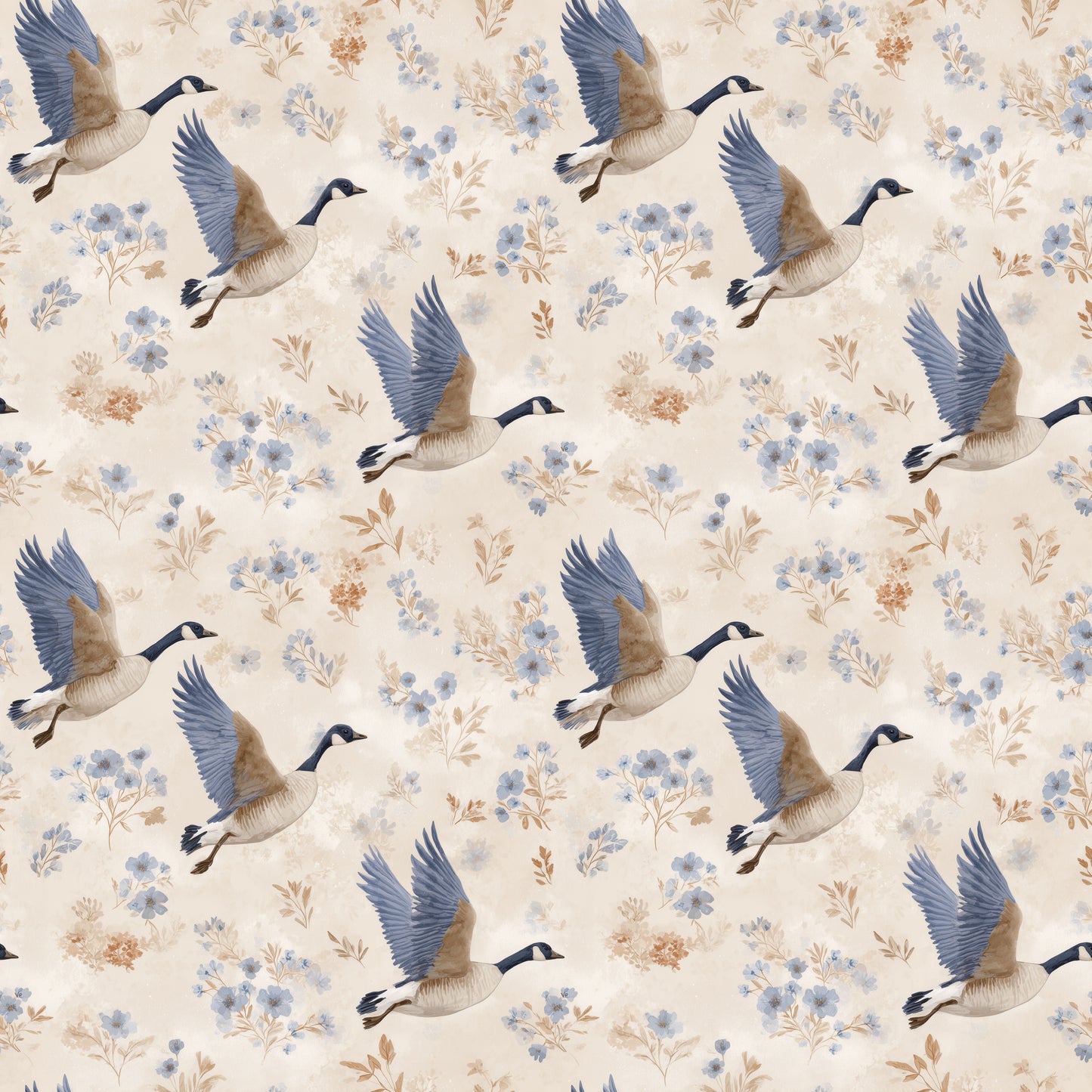 Flying Geese Digital Seamless Pattern