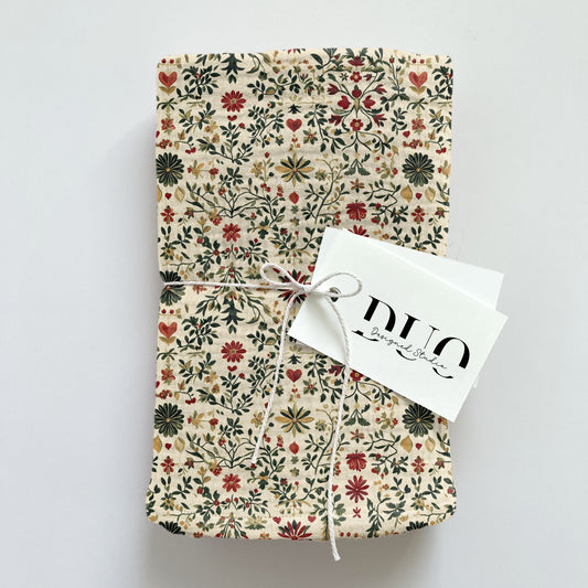 Folk Floral Digital Seamless Pattern