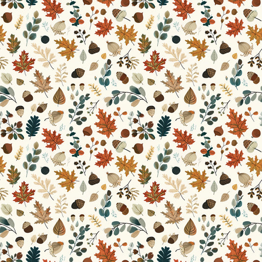 Forest Floor Digital Seamless Pattern
