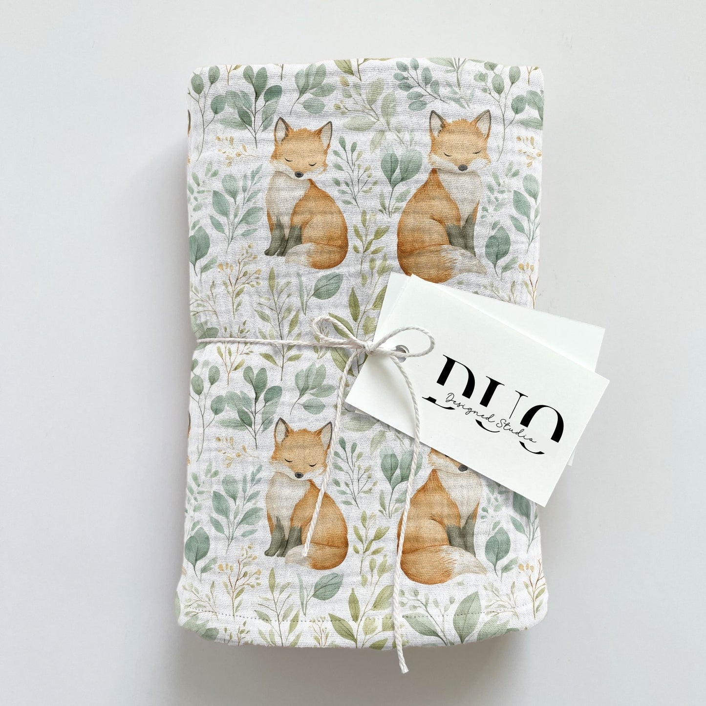 Foxes & Foliage Seamless Pattern