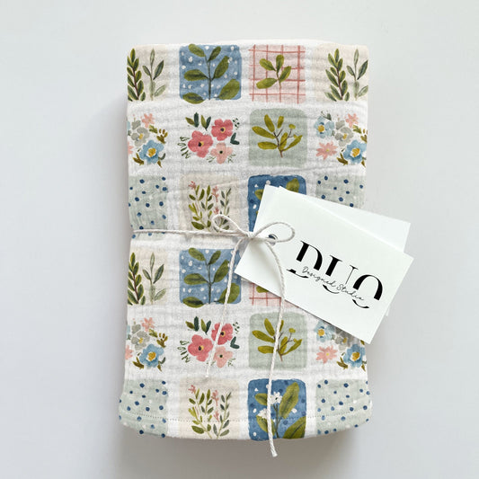 Garden Patchwork Digital Seamless Pattern