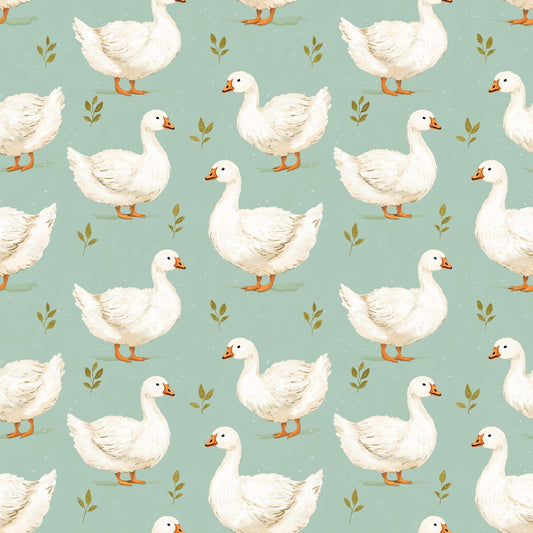 Geese Digital Seamless Pattern
