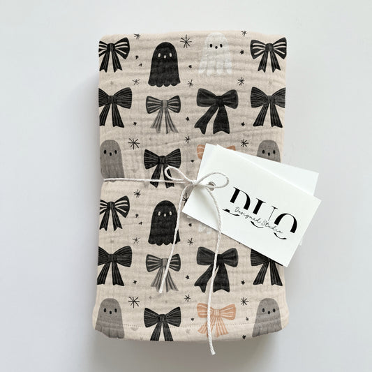 Ghosts & Bows Digital Seamless Pattern