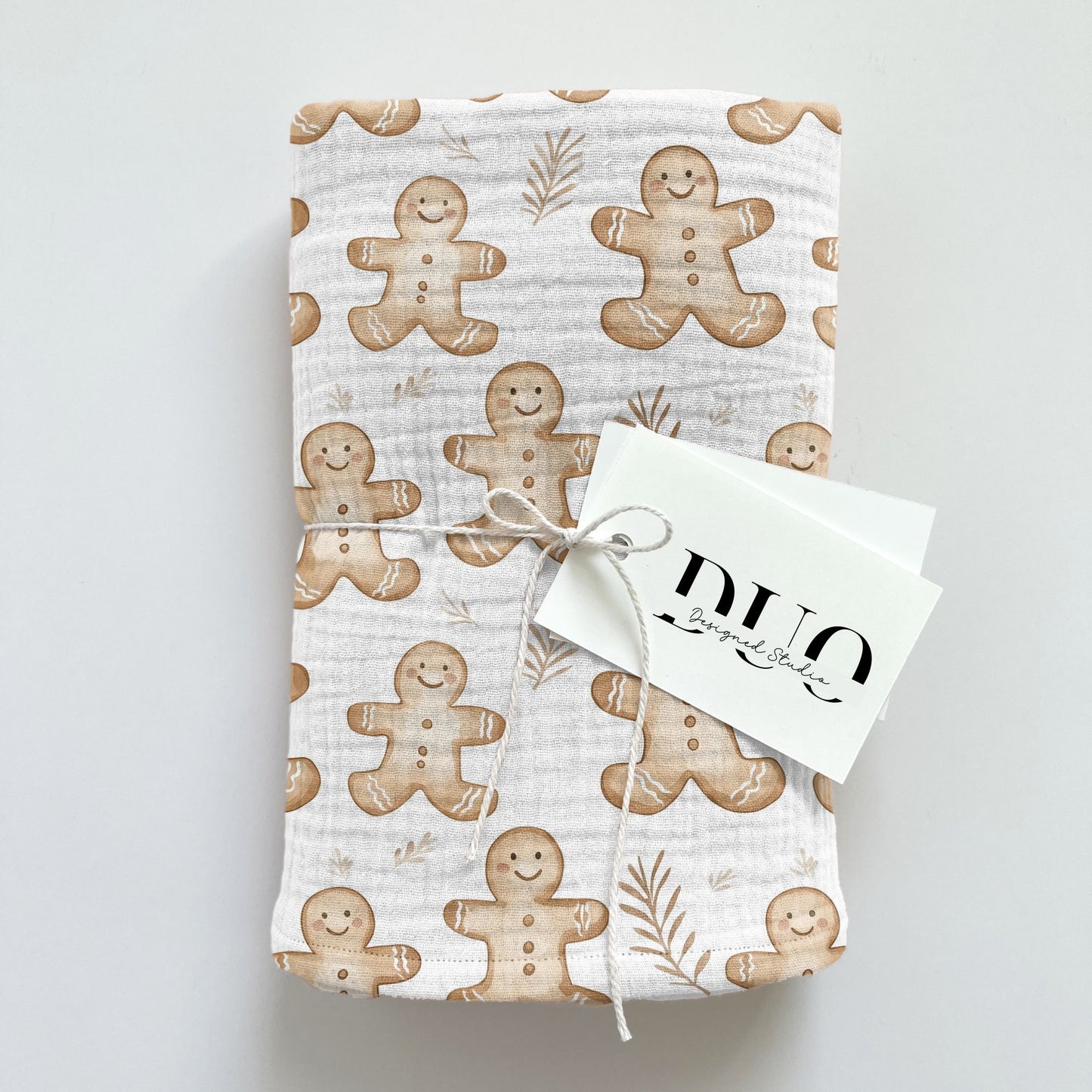 Gingerbread Men Digital Seamless Pattern