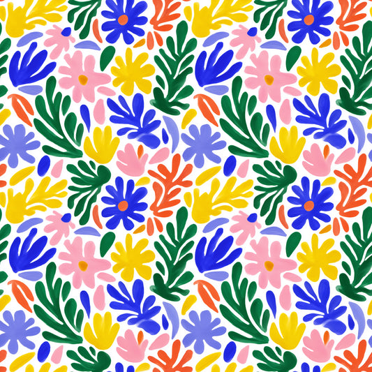 Gouache Painting Digital Seamless Pattern