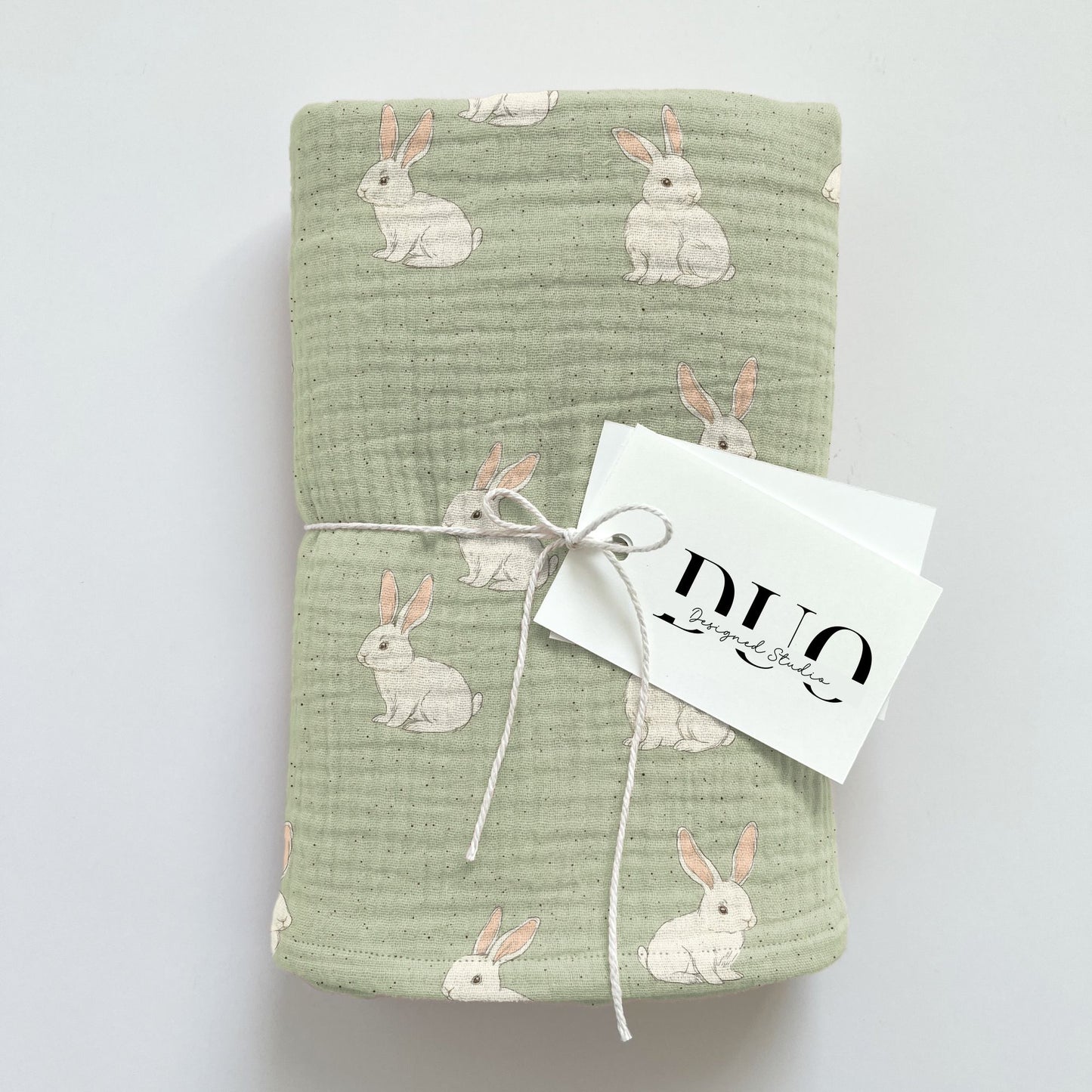 Springtime Bunnies Digital Seamless Pattern