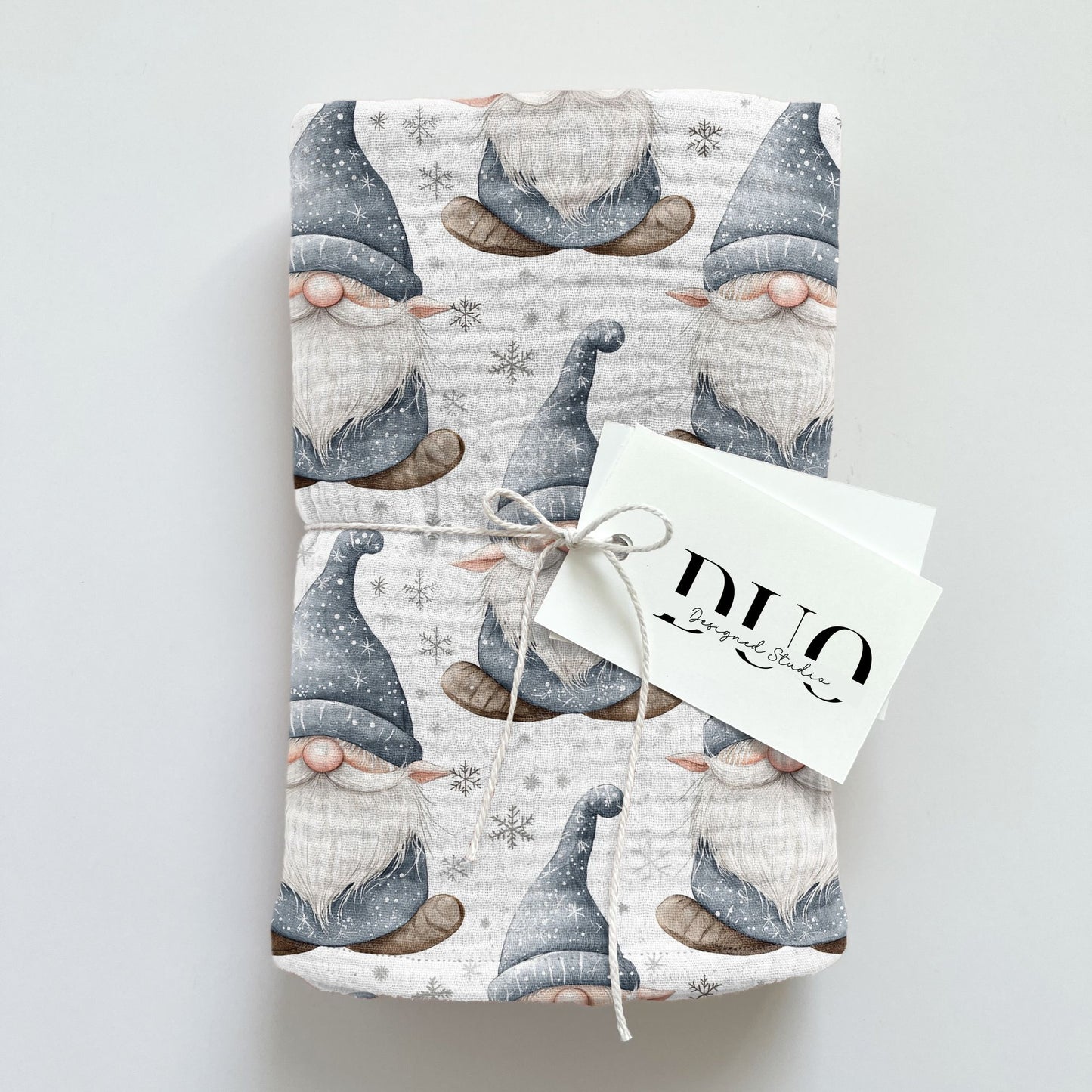 Grey Gonks Digital Seamless Pattern