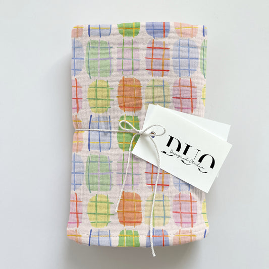 Grid Patches Digital Seamless Pattern