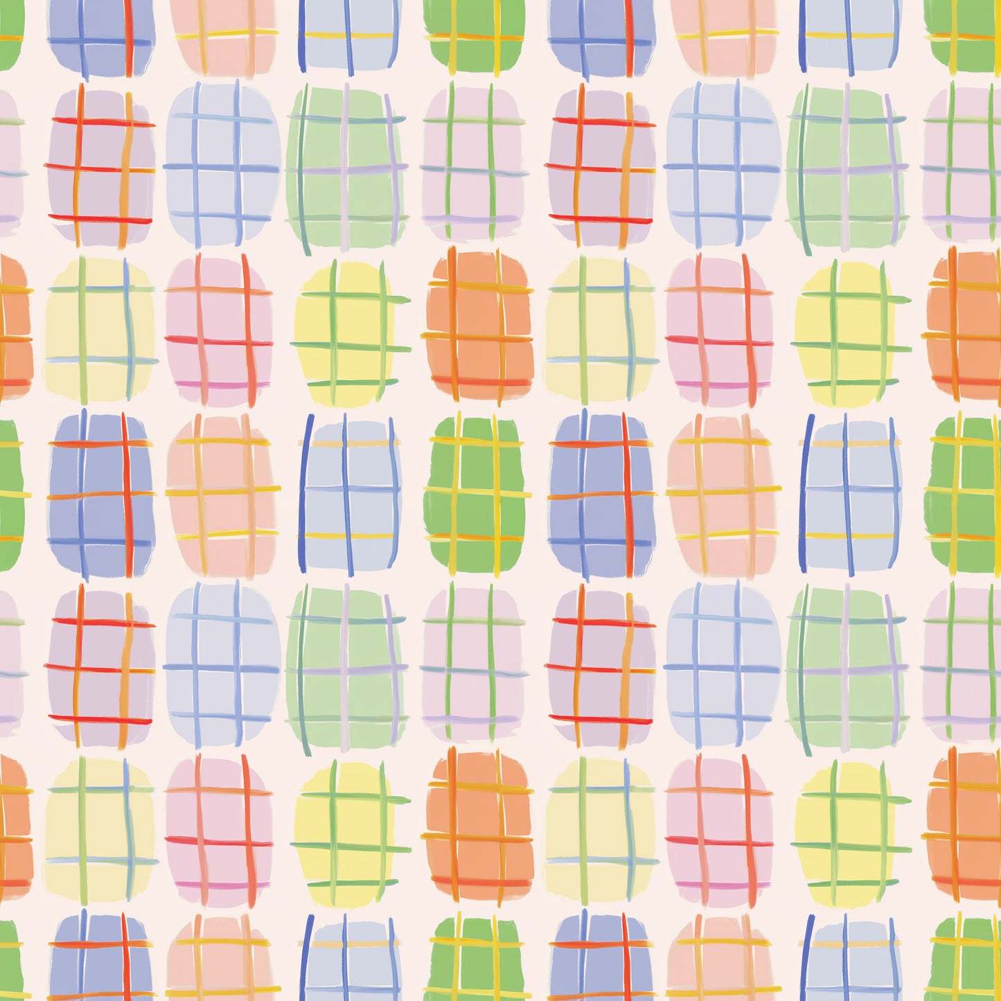 Grid Patches Digital Seamless Pattern