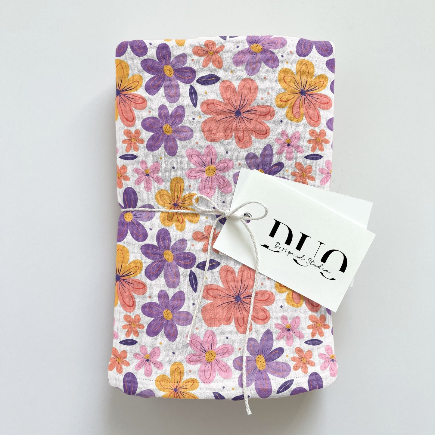Groovy Floral Digital Seamless Pattern