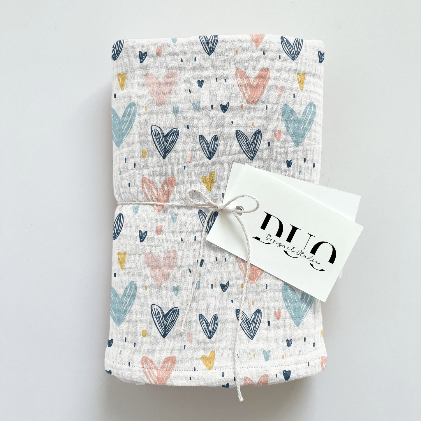 Hand Drawn Hearts Digital Seamless Pattern