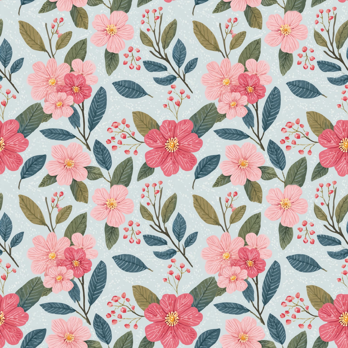 Hannah Floral Digital Seamless Pattern