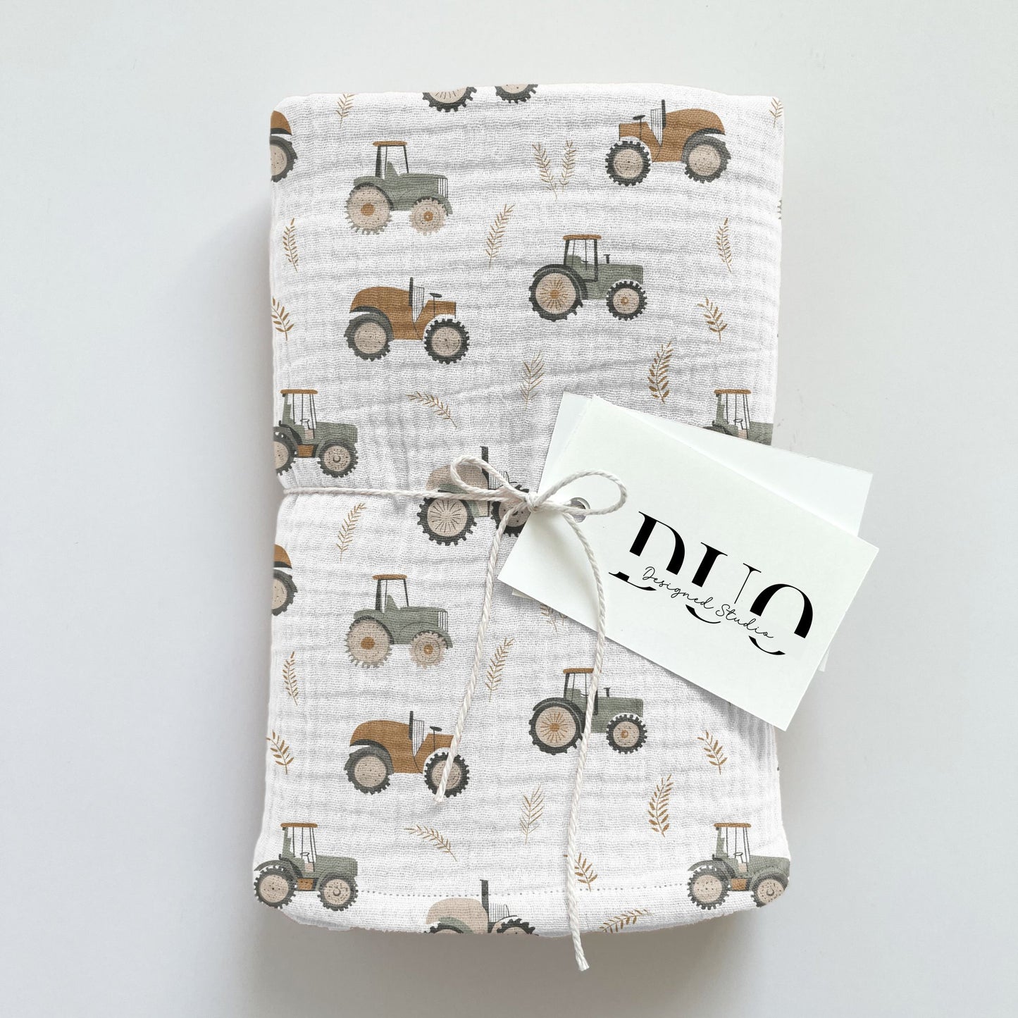 Harvest Tractors Digital Seamless Pattern
