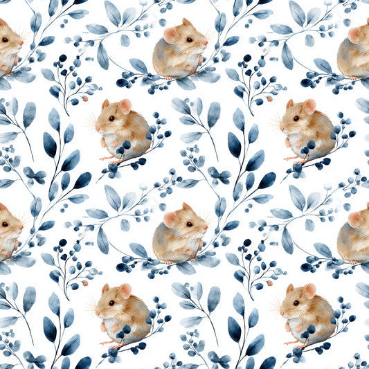 Hiding Mice Digital Seamless Pattern