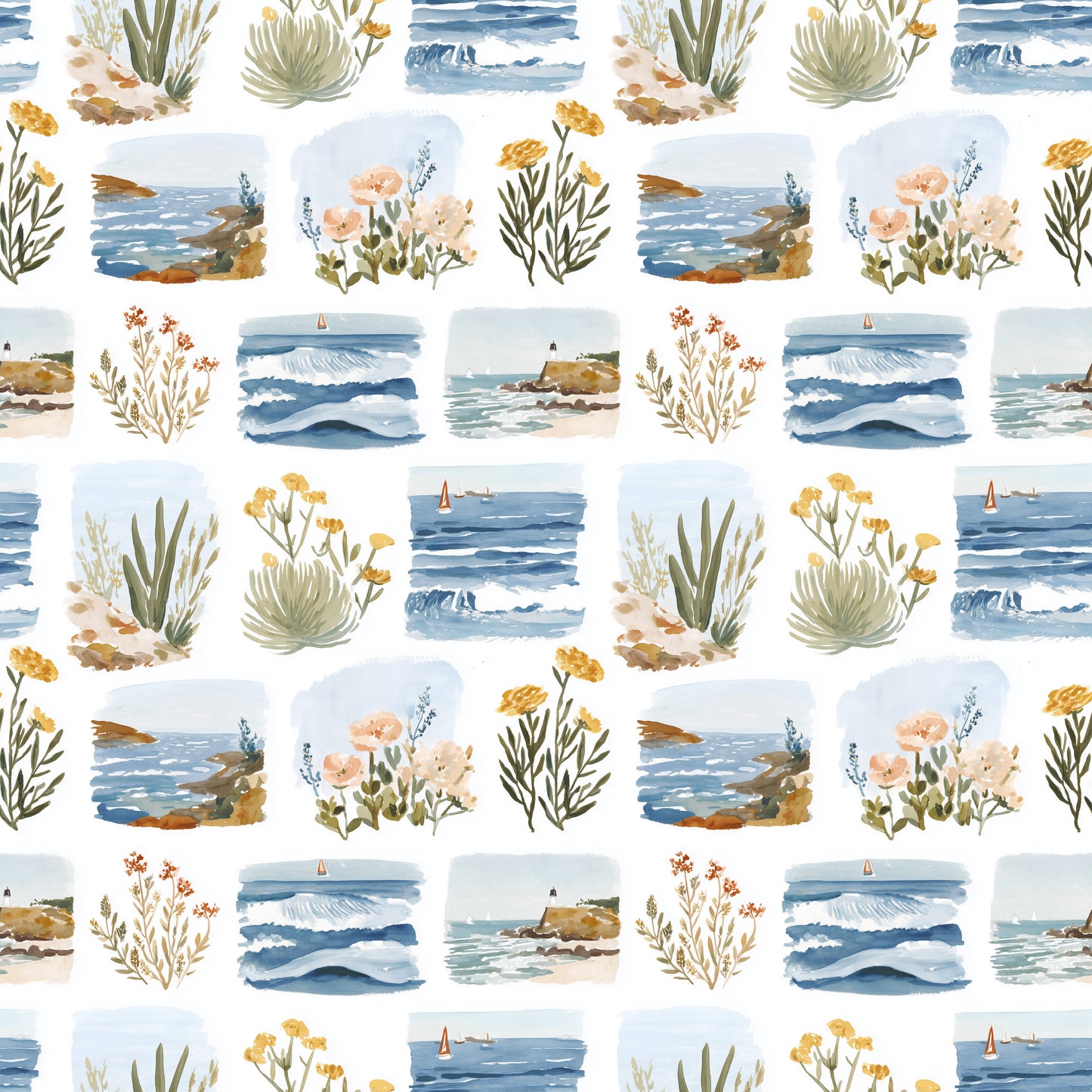 Holiday Snaps Digital Seamless Pattern