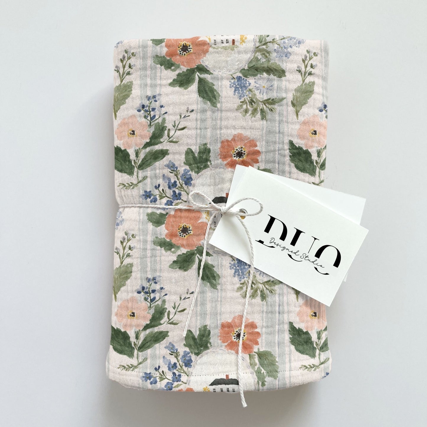 House Frame Floral Digital Seamless Pattern