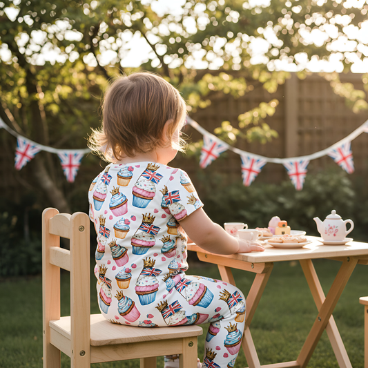 Royal Tea Party Digital Seamless Pattern