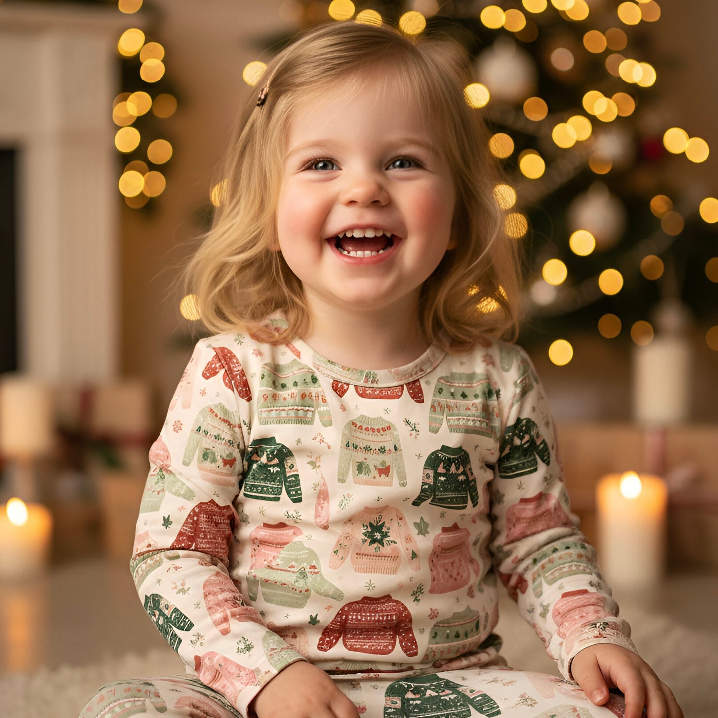 Christmas Sweaters Digital Seamless Pattern