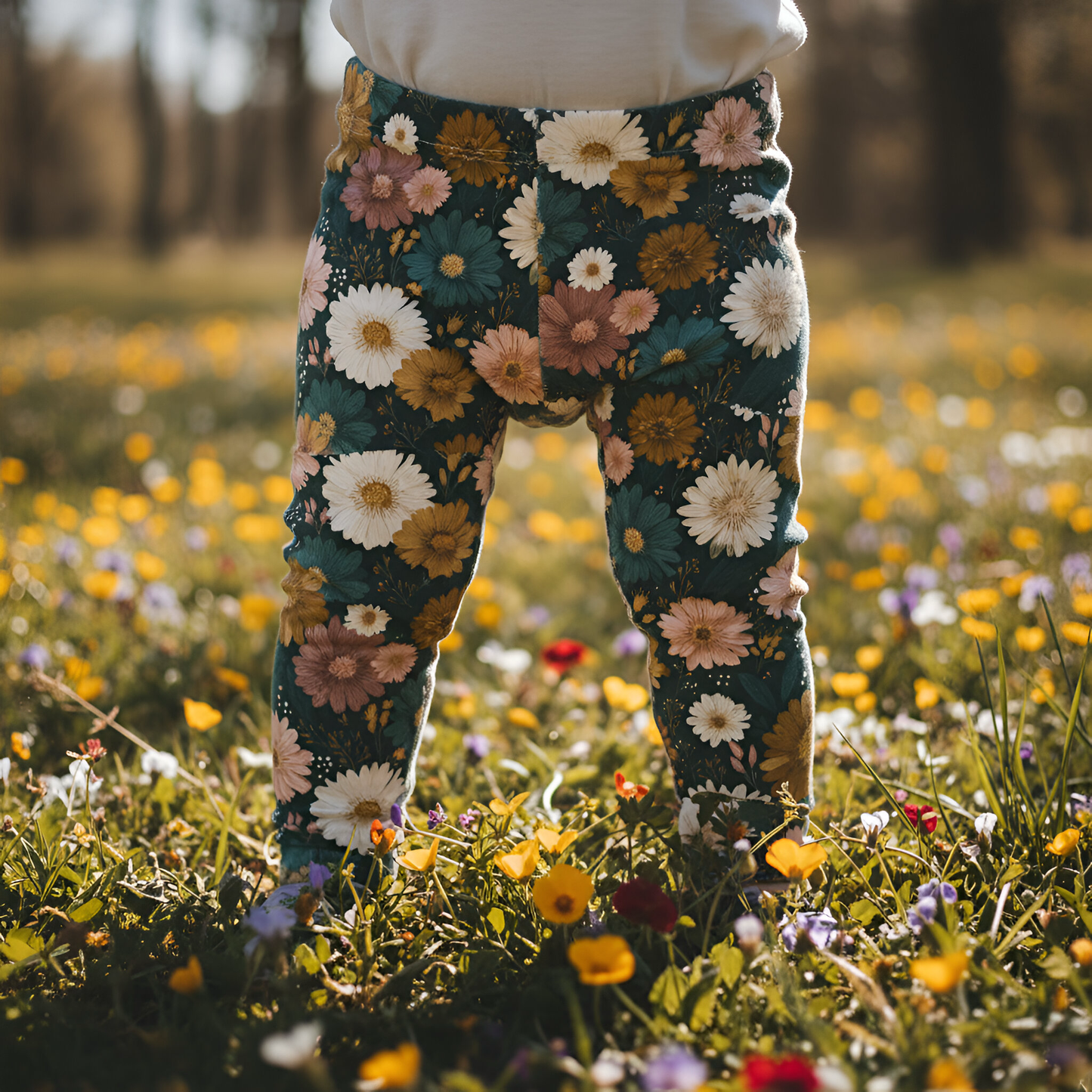 Dark Vintage Blooms Digital Seamless Pattern