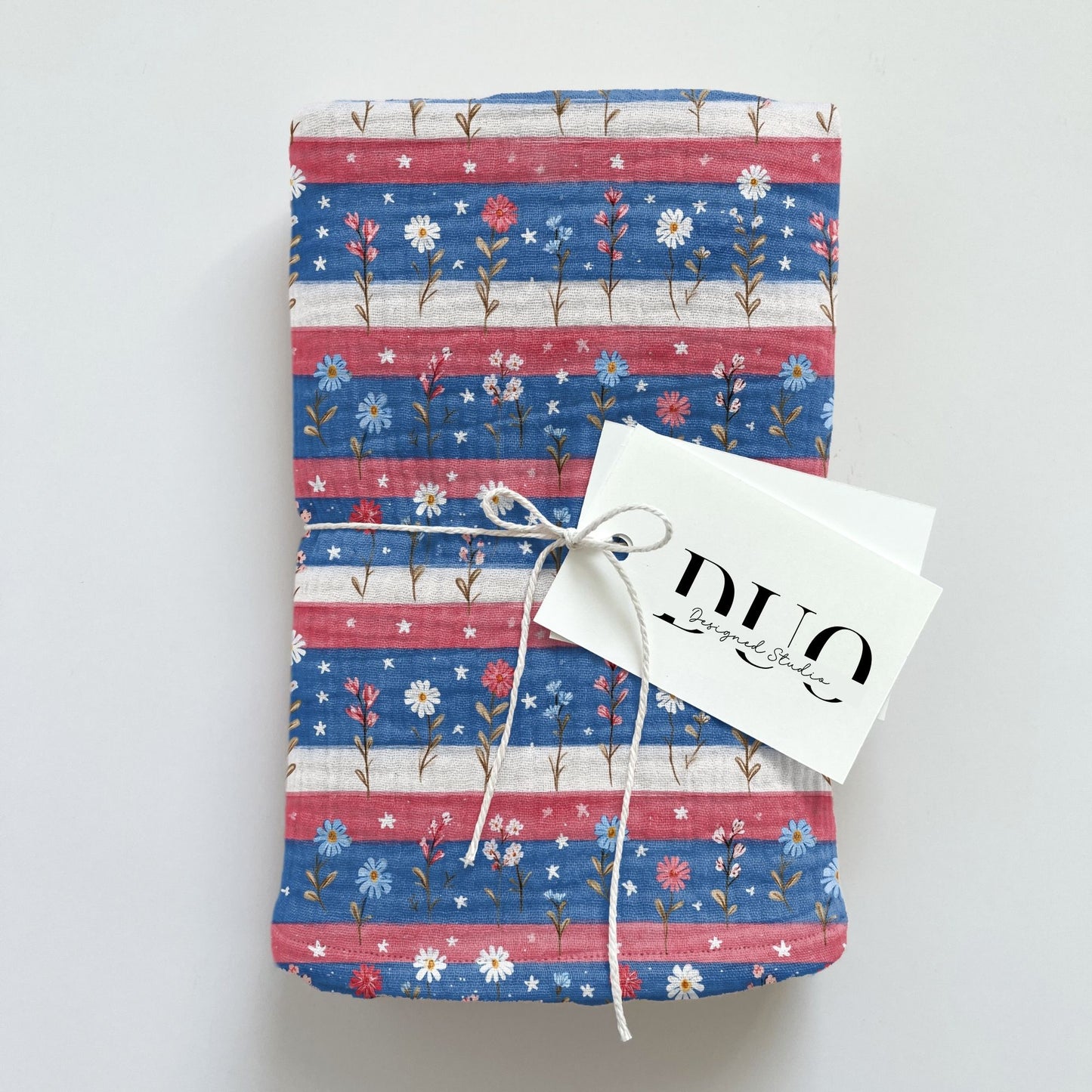 Independence Day Floral Digital Seamless Pattern