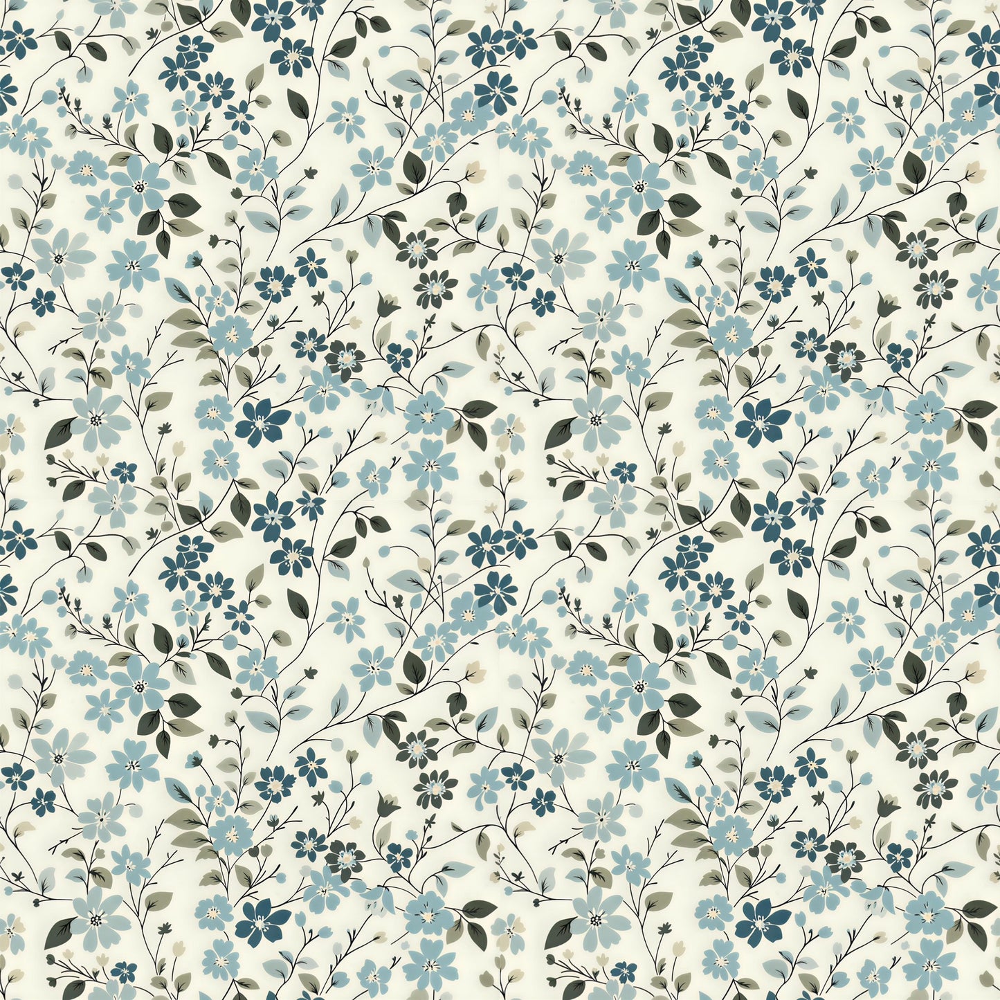 Isabel Floral Digital Seamless Pattern