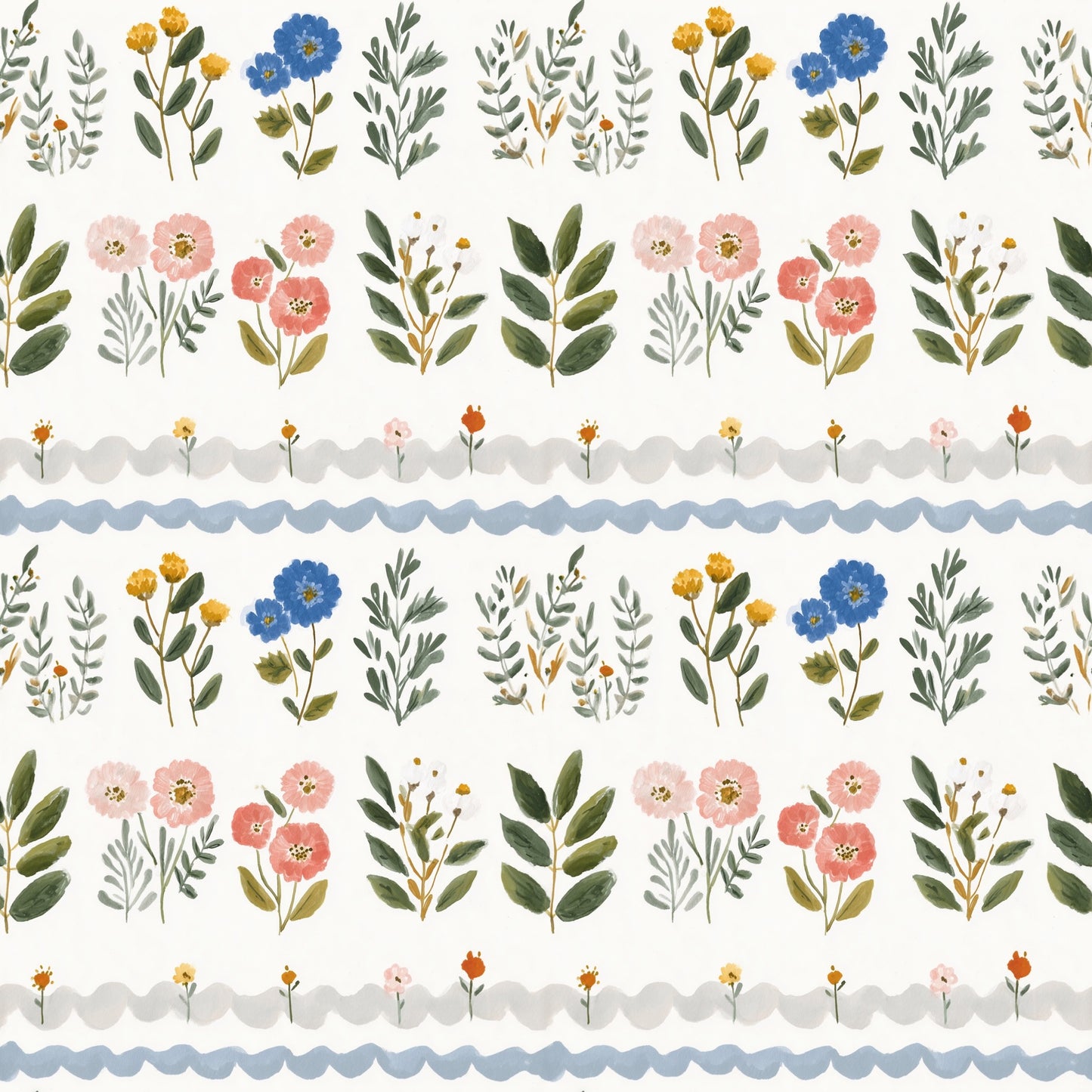 Kawaii Matchbox Floral Digital Seamless Pattern