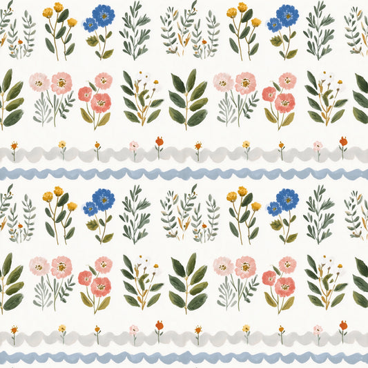 Kawaii Matchbox Floral Digital Seamless Pattern