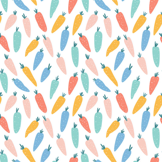 Kiddie Carrots Digital Seamless Pattern