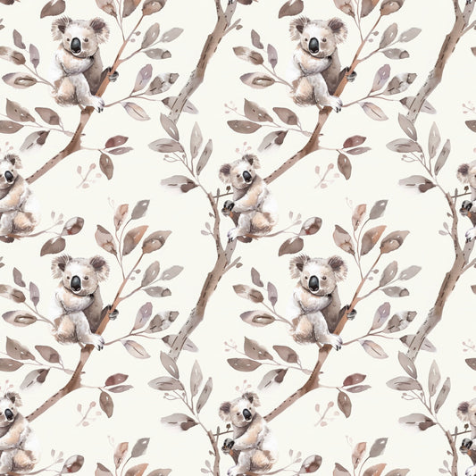 Koalas Digital Seamless Pattern